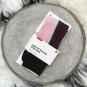 Lululemon Light of the Day Crew Sock